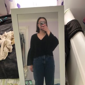 Black free people sweater